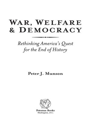 cover image of War, Welfare & Democracy